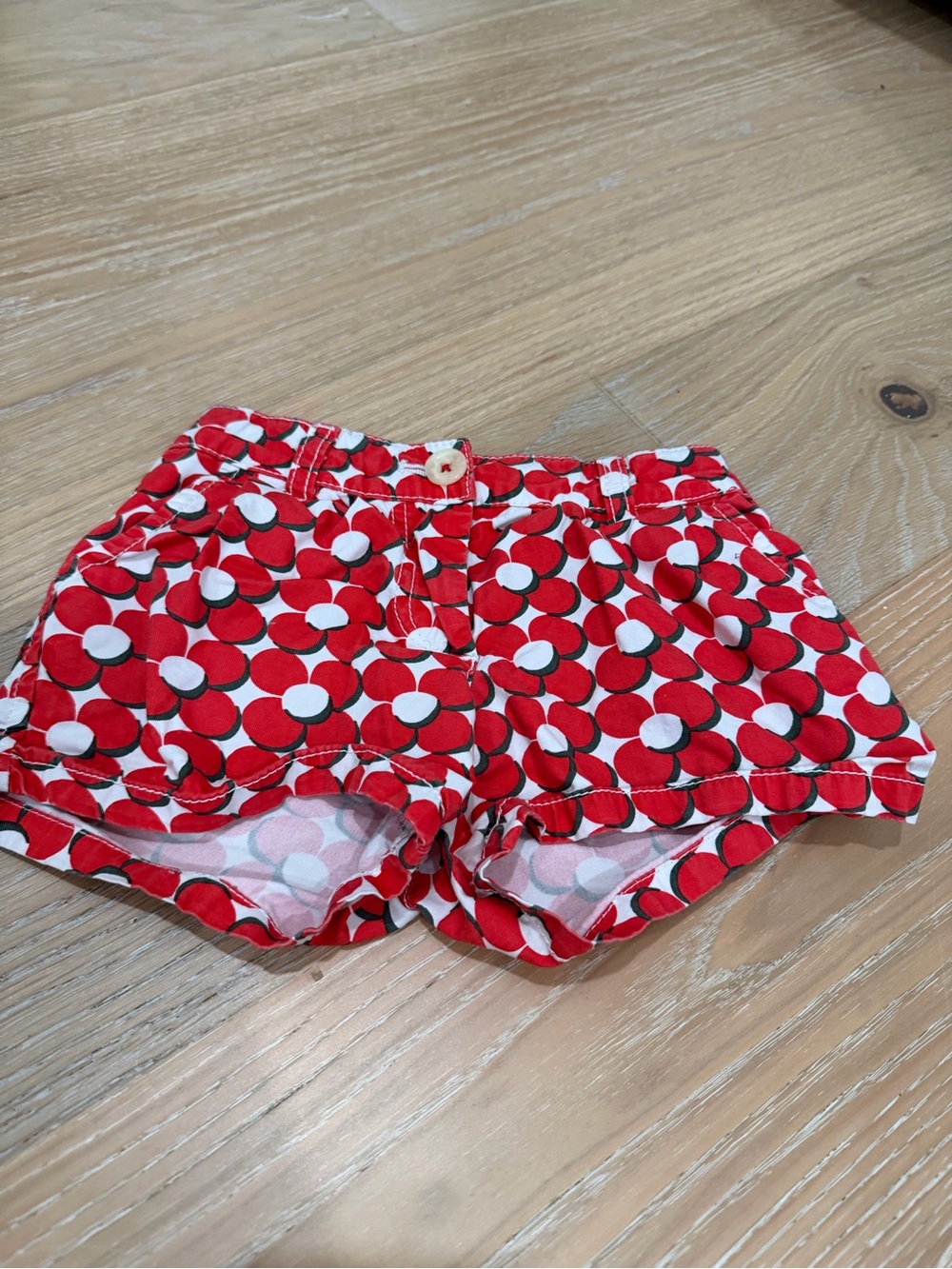 Mini Boden Red and White Polka Dot Girls' Shorts - only worn once